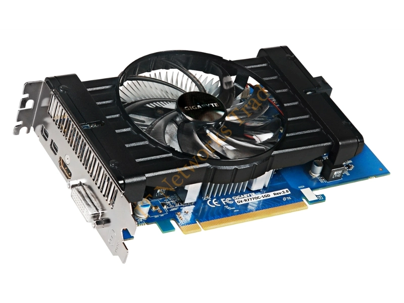 GV-R777OC-1GD Gigabyte Radeon HD 7770 1GB GDDR5 PCI Express 3.0 x16 Video Graphics Card