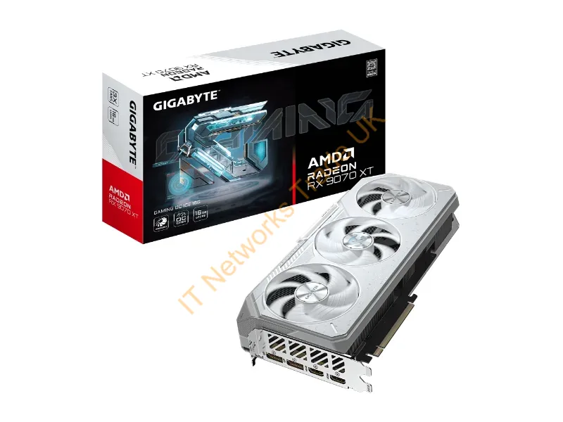 GV-R907XGAMINGOCICE-16GD - Gigabyte Radeon Rx 9070 Xt Gaming Oc Ice 16G Amd 16 Gb Gddr6