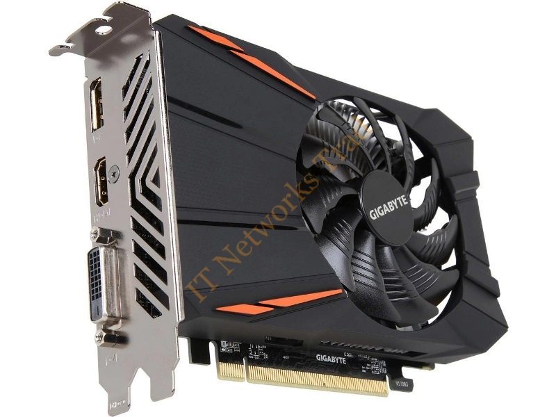 GV-RX560OC-4GD Gigabyte Radeon RX560 4GB GDDR5 128-Bit HMDI / DisplayPort / Dual-Link DVI-D PCI Express 3.0 x16 Video Graphics Card