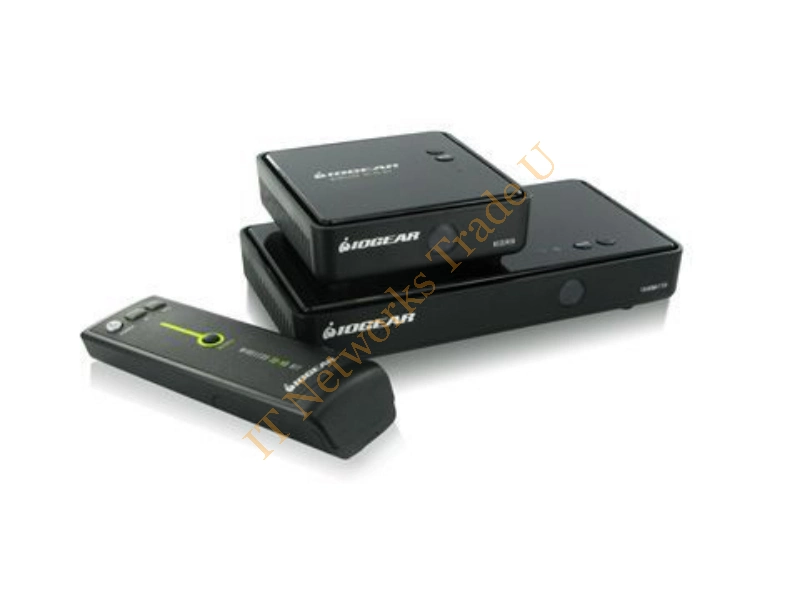iogear GW3DHDKIT AV transmitter & receiver Black AV extender