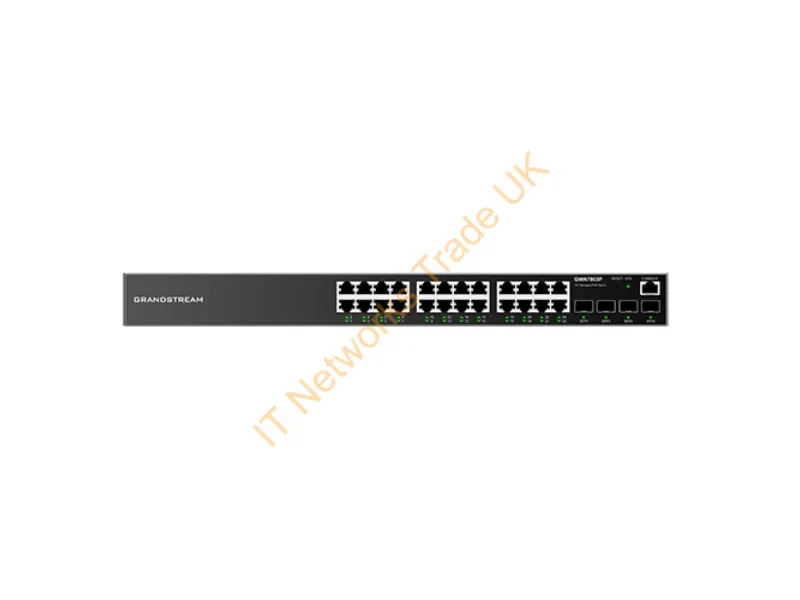 GWN7803P - Grandstream Networks Gwn7803P Network Switch Managed L2+ Gigabit Ethernet (10/100/1000) Power Over Ethernet (Poe) Black