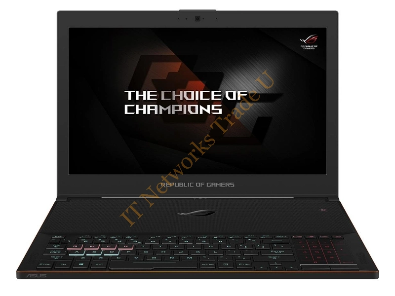 ASUS ROG GX501VI-GZ021T 2.8GHz i7-7700HQ 15.6" 1920 x 1080pixels Black Notebook Laptop System