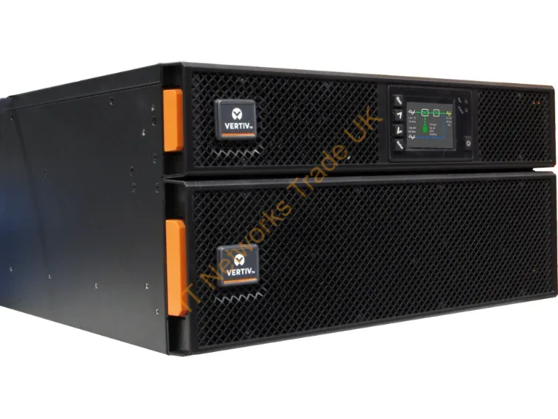 GXT5-5000IRT5UXLE - Vertiv Liebert GXT5 UPS 6000VA/6000W| 230V| Rack/Tower Mountable| Energy Star| Online Double Conversion| 5U| Color/Graphic LCD| 2-Year Warranty