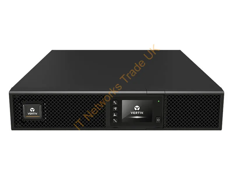 GXT5-750IRT2UXLN - Vertiv Liebert GXT5 Double Online Conversion UPS 750VA/750W | 230V | With Rackmount Kit and Intellislot RDU101 Communication Card | GXT5-750IRT2UXLN