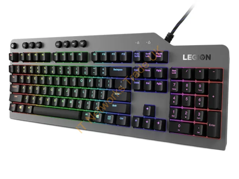 GY40T26478 - Lenovo Legion K500 Keyboard Gaming Usb Qwerty English Black, Gray