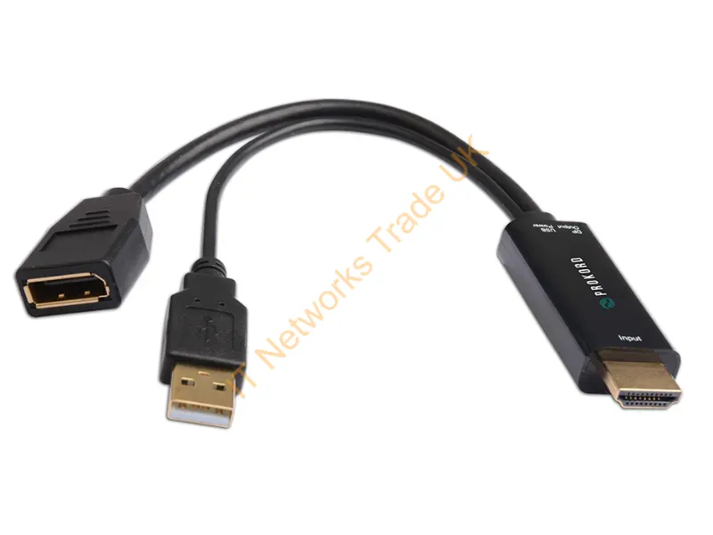 H-DP12 - Prokord HDMI DISPLAYPORT ADAPTER 4K DONGEL
