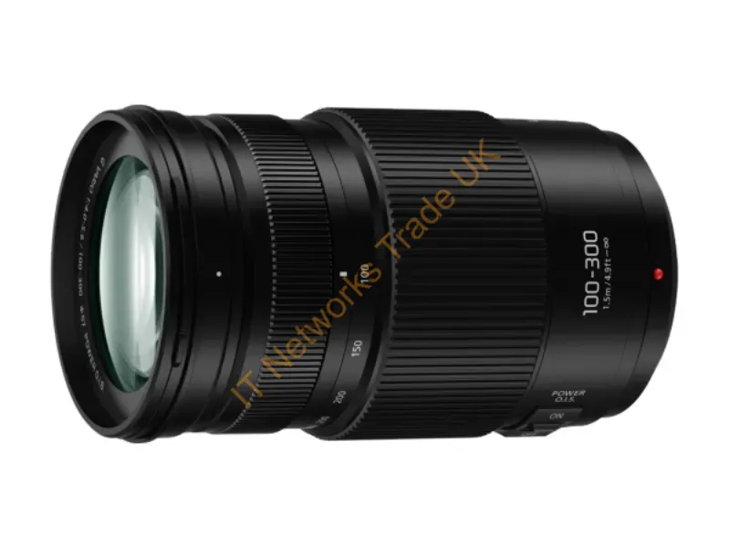 H-FSA100300E - Panasonic Lumix G Vario 100-300 mm Super Telephoto Camera Lenses, Black