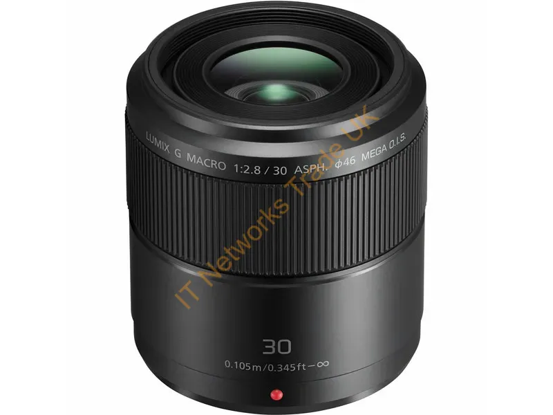 H-HS030E - Panasonic Lumix G Macro 30mm / F2.8 ASPH. / MEGA O.I.S. SLR Macro lens Black