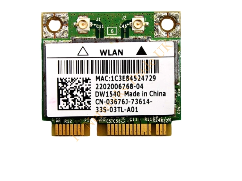 H04VY Dell DW1540 802.11a/b/g/n Half-Height Mini PCI-E Wirelss Wifi LAN Card for Latitude E6530