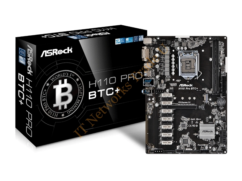 Asrock H110 Pro BTC+ Intel H110 LGA 1151 (Socket H4) ATX