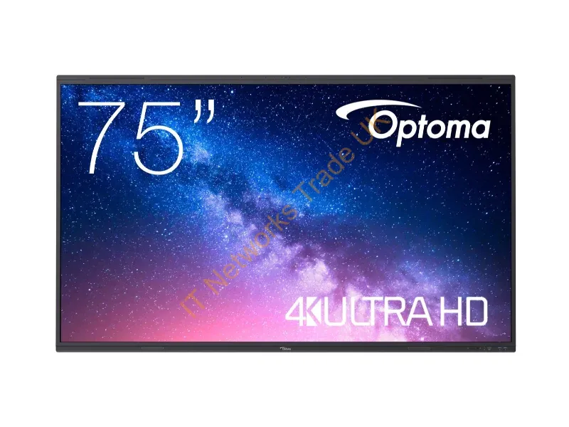 H1F0C0OBW101 - Optoma 5753RK interactive whiteboard 190.5 cm (75") 3840 x 2160 pixels Touchscreen