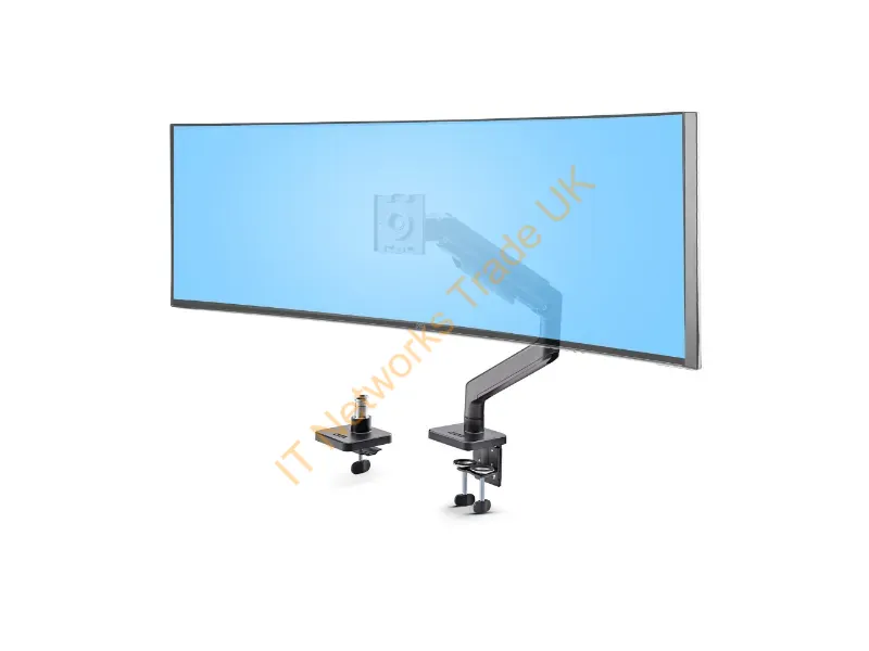 H1M1AG1-MONITOR-ARM - Startech.Com H1M1Ag1-Monitor-Arm Monitor Mount / Stand 49" Desk Black