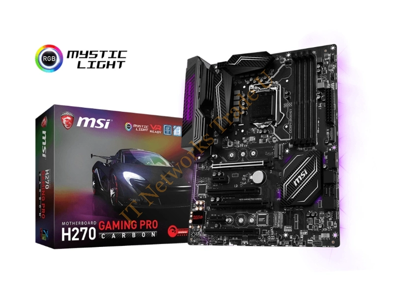 MSI H270 GAMING PRO CARBON IntelH270 LGA 1151 (Socket H4) ATX