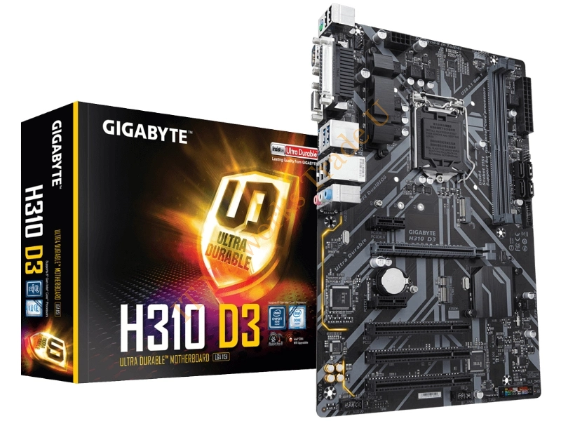 Gigabyte H310 D3 Intel H310 Express LGA 1151 (Socket H4) ATX motherboard