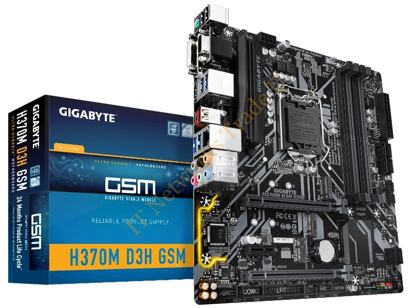 Gigabyte H370M D3H GSM IntelH370 LGA 1151 (Socket H4) Micro ATX motherboard