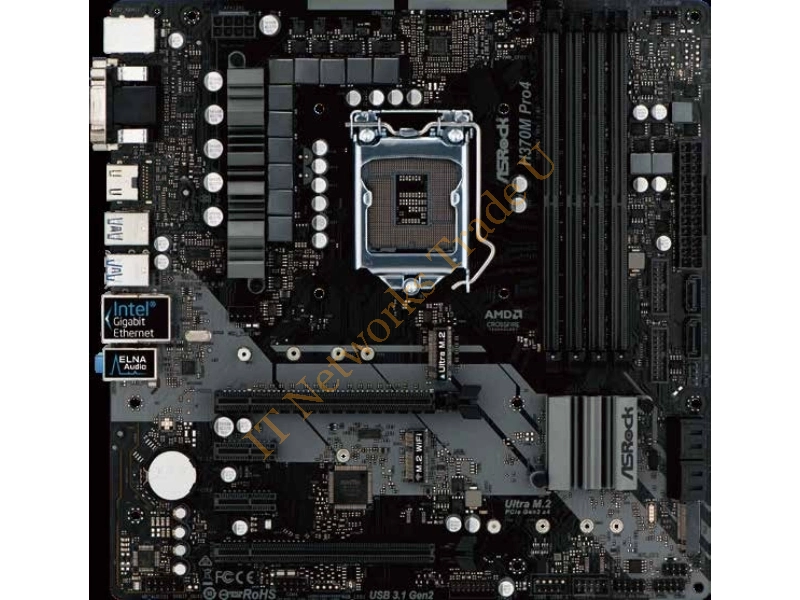 Asrock H370M Pro4 IntelH370 LGA 1151 (Socket H4) Micro ATX