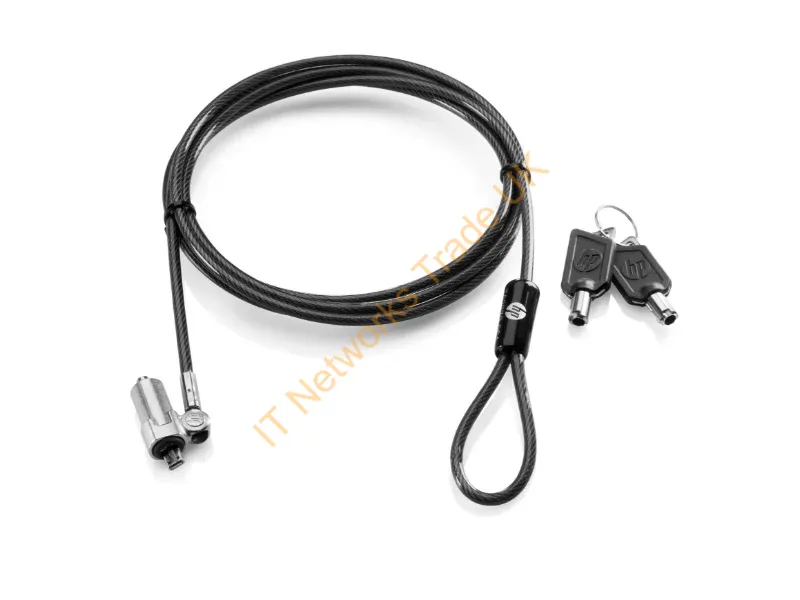 H4D73AA HP Ultraslim Keyed Security Cable Lock Miscellaneous Cable