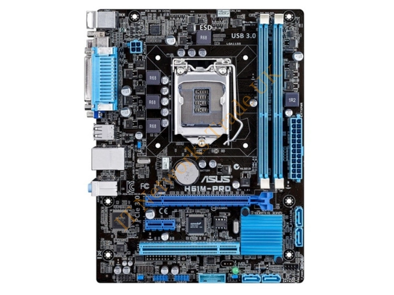 H61M-PRO ASUS Pentium/celeron 1155 H61 Uatx Gigabit Lan- Motherboard