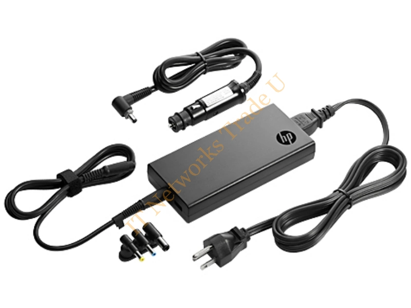 H6Y84AA#ABB - HP 90W Slim Combo Adapter w/ USB Auto/Indoor Black power adapter/inverter