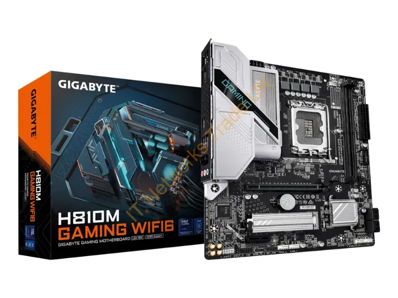 H810MGAMINGWIFI6 - Gigabyte H810M Gaming Wifi6 Motherboard Intel H810 Lga 1851 (Socket V1) Micro Atx