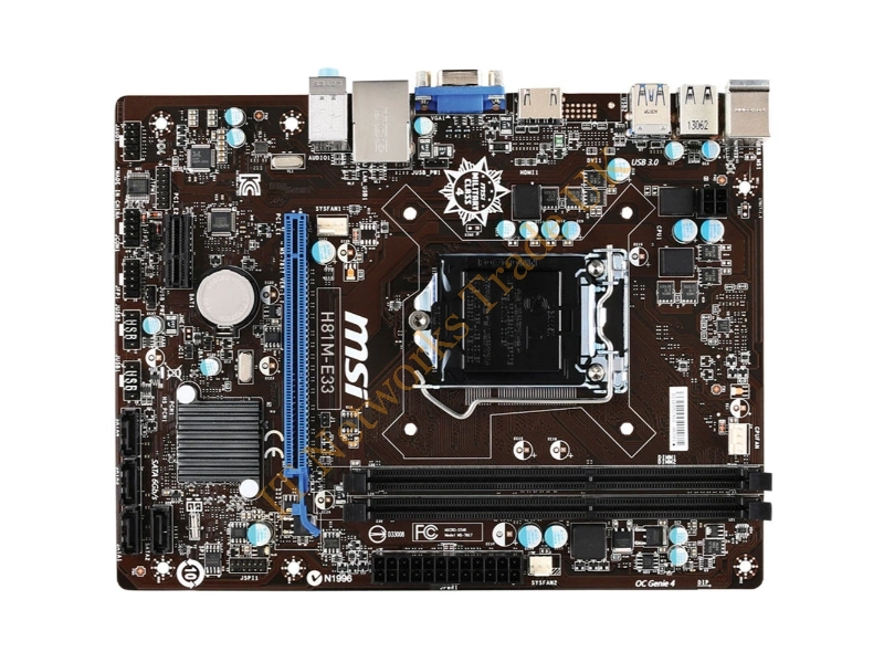 H81M-E ASUS Motherboard H81M-E33 Core i7 H81 LGA1150 DDR3 SATA PCI Express