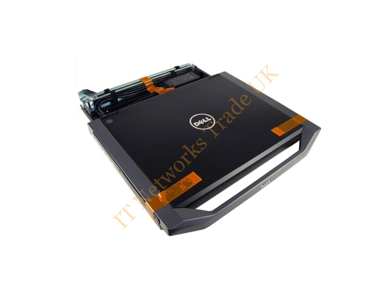 H8GK0 Dell Rack Console 18.5-inch LED Touchpad Keyboard / Mouse with 1U Ready Rails KVM LCD And Keyboard Combo