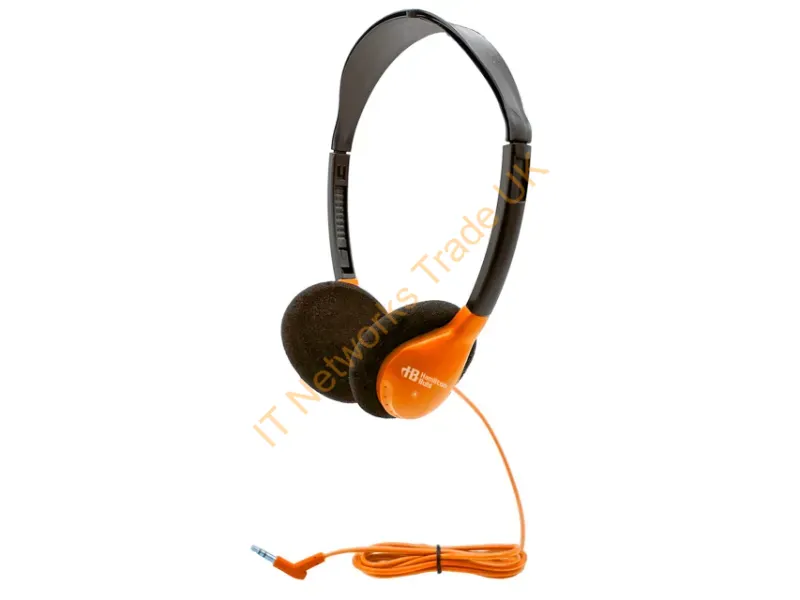 HA2ORG-200 - Hamiltonbuhl Ha2Org-200 Headphones/Headset Wired Head-Band Calls/Music/Sport/Everyday Black, Orange
