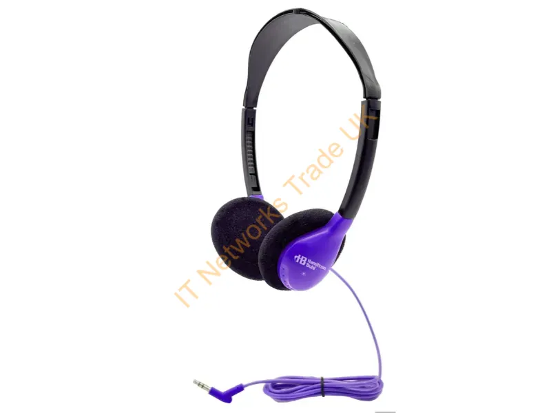 HA2PPL-200 - Hamiltonbuhl Ha2Ppl-200 Headphones/Headset Wired Head-Band Education Black, Purple