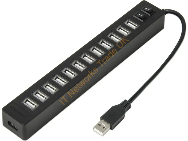 HB-U14P-PK20 - Sabrent Hb-U14P-Pk20 Interface Hub Usb 2.0 480 Mbit/S Black