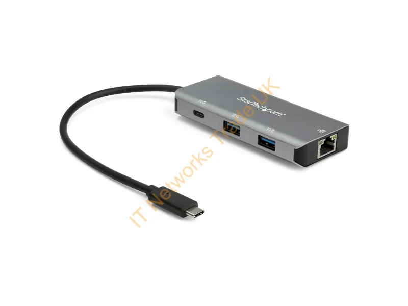 HB31C2A1CGB - Startech.Com Hb31C2A1Cgb Laptop Dock/Port Replicator Usb 3.2 Gen 2 (3.1 Gen 2) Type-C Black, Gray