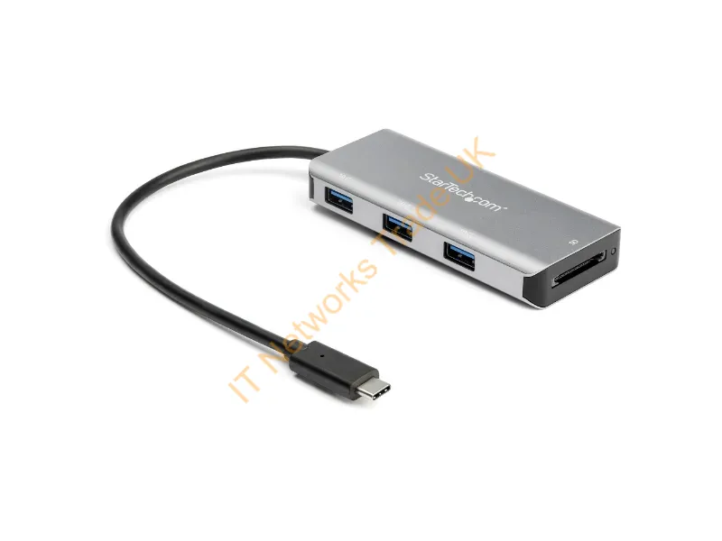 HB31C3ASDMB - Startech.Com Hb31C3Asdmb Laptop Dock/Port Replicator Usb 3.2 Gen 2 (3.1 Gen 2) Type-C Black, Gray
