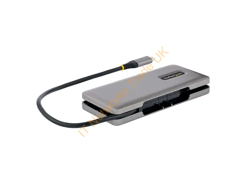 HB31CM4CPD3 - Startech.Com Hb31Cm4Cpd3 Laptop Dock/Port Replicator Wired Usb 3.2 Gen 2 (3.1 Gen 2) Type-C Gray