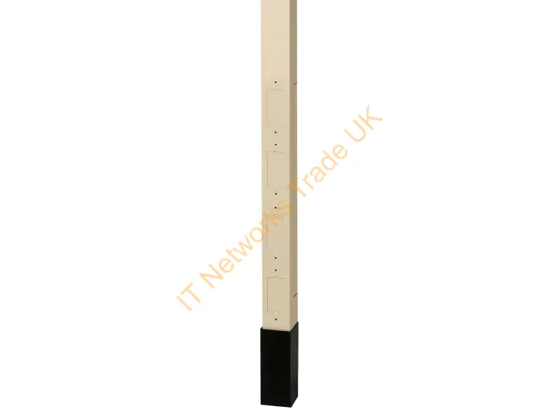 HBLPPO12AI - Hubbell Premise Wiring Power Pole 2 Channel Unloaded12 Ivory