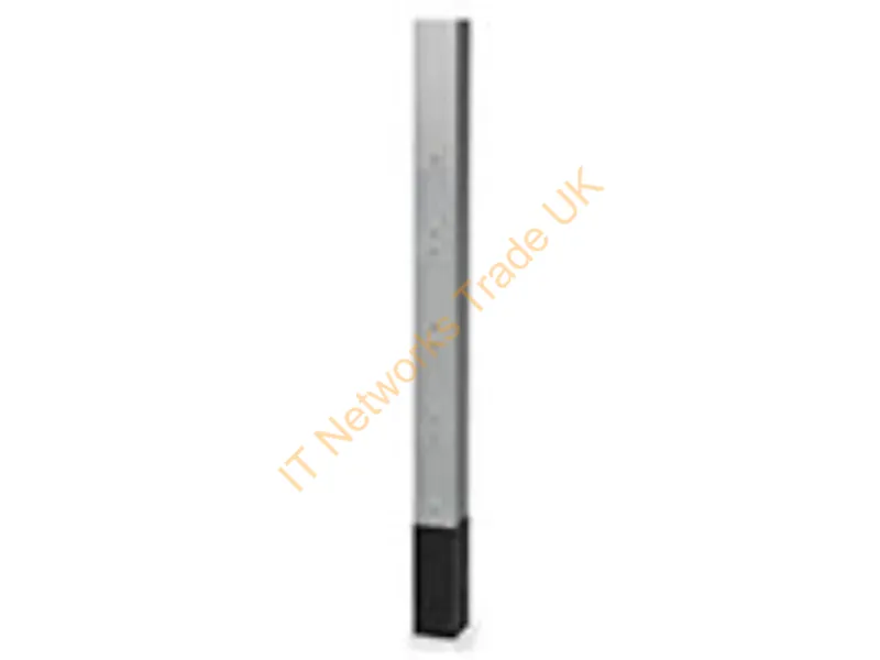 HBLPPO15A - Hubbell Premise Wiring Svce Pole, 152, Blank W/Divider Gray