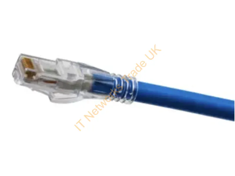 HC6AB45 - Hubbell Premise Wiring P-Cord, Ascent,Cat6A,Slim,Bl,45Ft