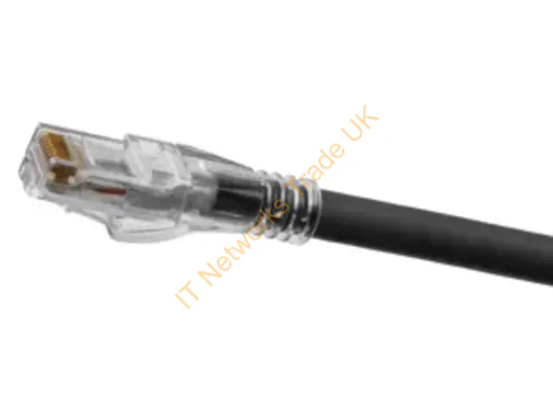 HC6ABK50 - Hubbell Premise Wiring P-Cord, Ascent,Cat6A,Slim,Bk,50Ft