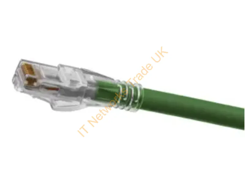 HC6AGN85 - Hubbell Premise Wiring P-Cord, Ascent,Cat6A,Slim,Gn,85Ft