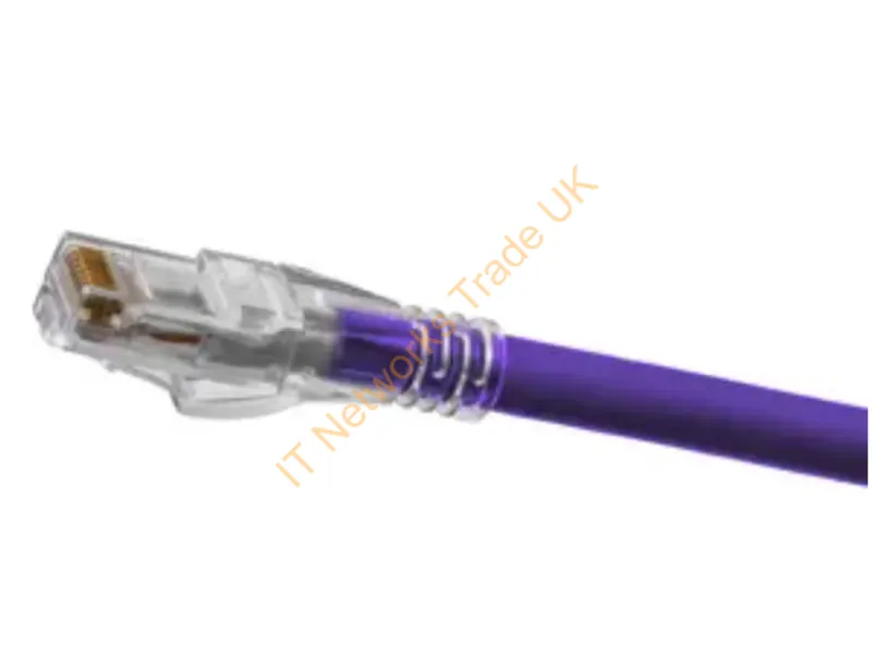 HC6AP30 - Hubbell Premise Wiring P-Cord, Ascent,Cat6A,Slim,Pu,30Ft