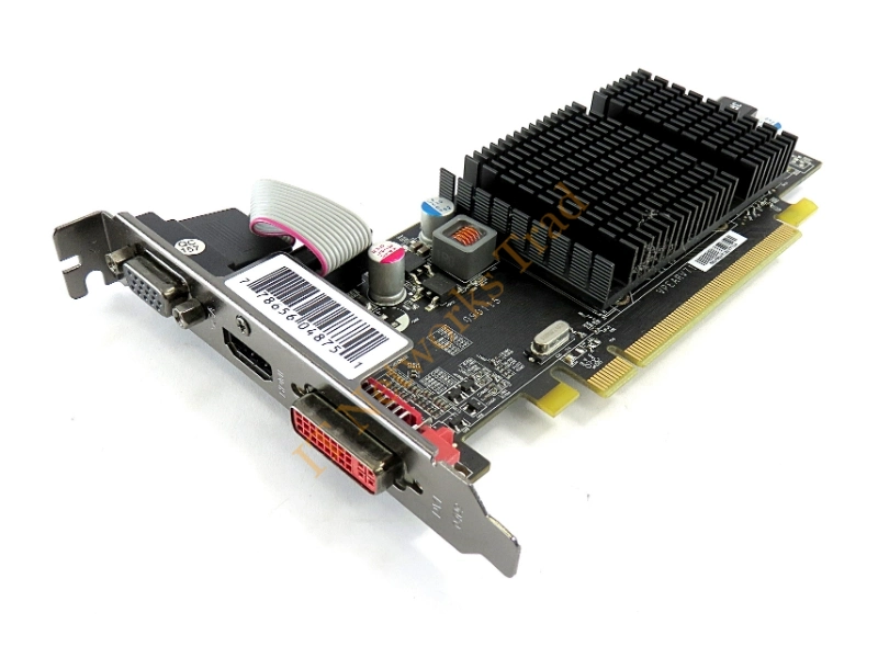HD-435X-YNH2 XFX Radeon HD 4350 512MB DDR2 PCI Express 2.0 HDMI Video Graphics Card