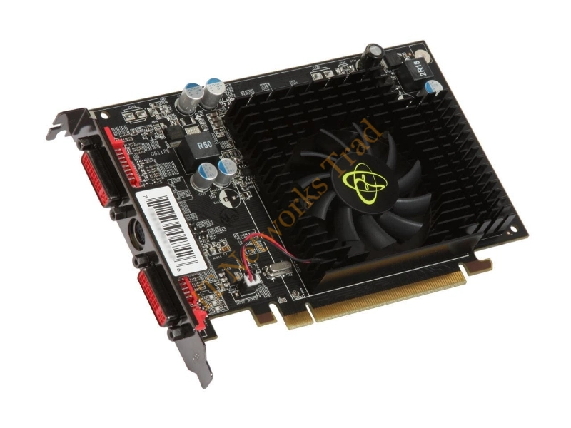 HD-465X-YAF2 XFX Radeon HD 4650 512MB 64-Bit DDR2 PCI Express 2.0 x16 D-Sub/ DVI/ HDTV/ S-Video Out/ HDCP Ready Video Graphics Card