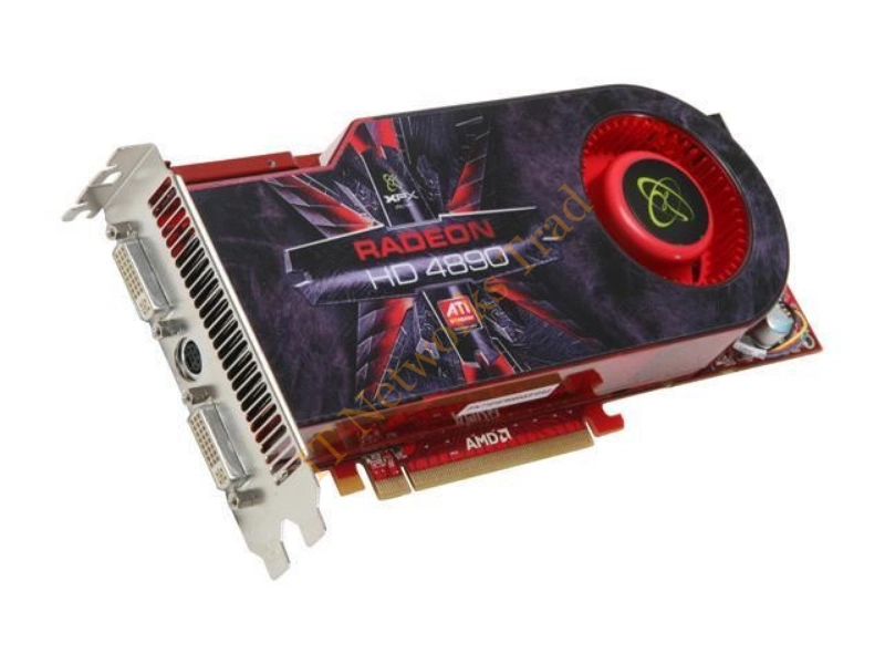 HD-489A-ZDEC XFX Radeon HD 4890 1GB DDR5 PCI Express Dual DVI Video Graphics Card