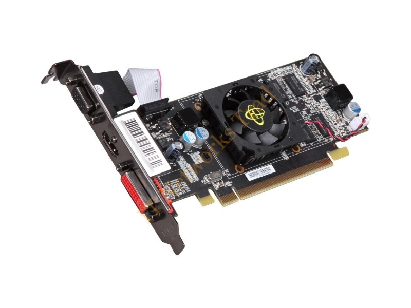 HD-545X-ZHF2 XFX Radeon HD 5450 Cedar 1GB 64-Bit DDR3 PCI Express 2.1 x16 DVI/ HDMI/ D-Sub/ HDCP Ready/ Low Profile Ready Video Graphics Card