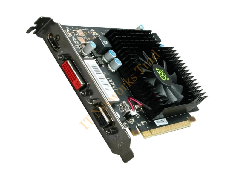HD-555X-ZNF2 XFX Radeon HD 5550 1GB 128-Bit DDR2 PCI Express 2.1 x16 DVI/ HDMI/ D-Sub/ HDCP Ready Video Graphics Card