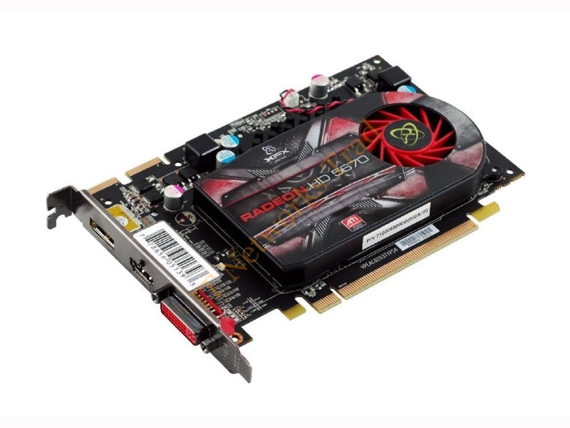 HD-567X-ZN XFX Radeon HD 5670 1GB DDR5 PCI Express 2.1 HDMI/ DisplayPort Video Graphics Card