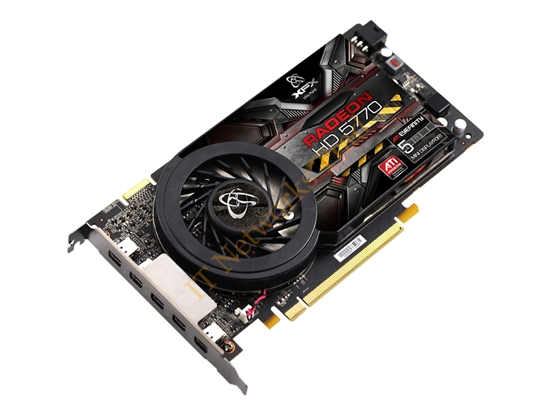 HD-577X-Z5F3 XFX Radeon HD 5770 1GB GDDR5 128-Bit 5x mini DisplayPort PCI Express 2.1 x16 Video Graphics Card