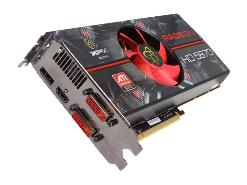 HD-587X-ZNFC XFX Radeon HD 5870 1GB DDR5 256-Bit PCI Express Video Graphics Card