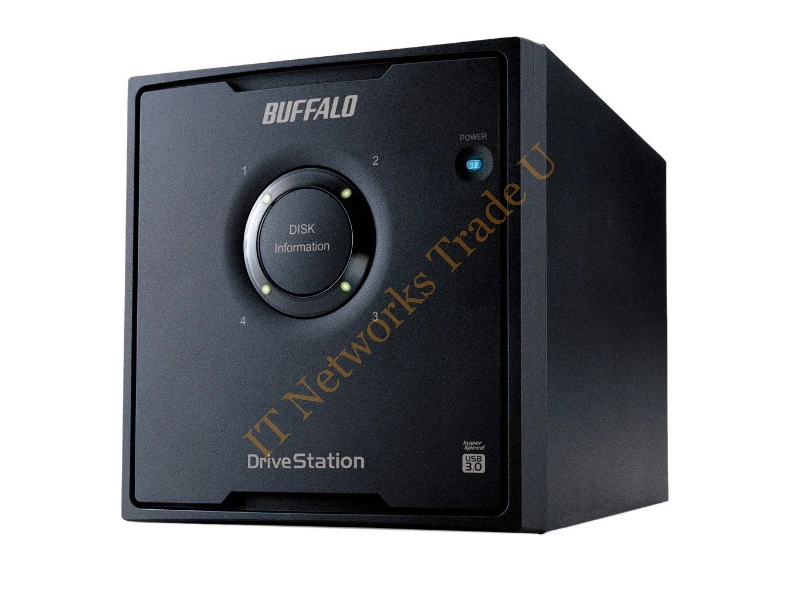 HD-QH24TU3R5-EU - Buffalo DriveStation HD-QHU3 24000GB Desktop Black disk array Storage Array Network (SAN)