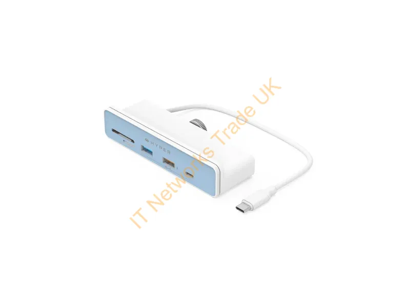 HD34A8 - HYPER HD34A8 notebook dock/port replicator USB 3.2 Gen 1 (3.1 Gen 1) Type-C White