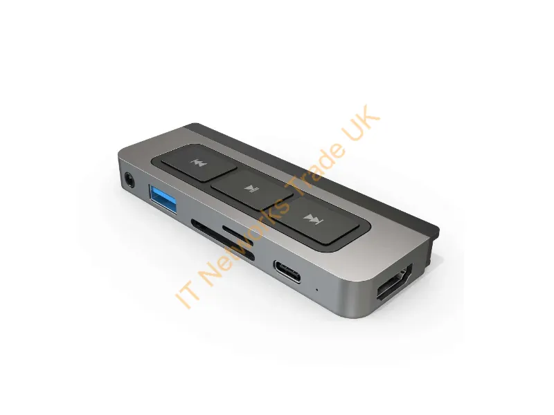 HD449 - HYPER HD449 notebook dock/port replicator Grey