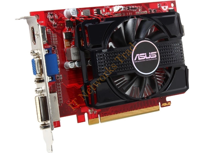 HD6670-2GD3 ASUS Radeon HD6670 2GB 128-Bit DDR3 D-Sub/ DVI/ HDMI HDCP Support Video Graphics Card